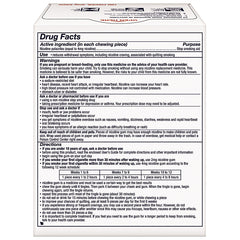 Nicorette Gum - 4mg - Cinnamon Surge Directions