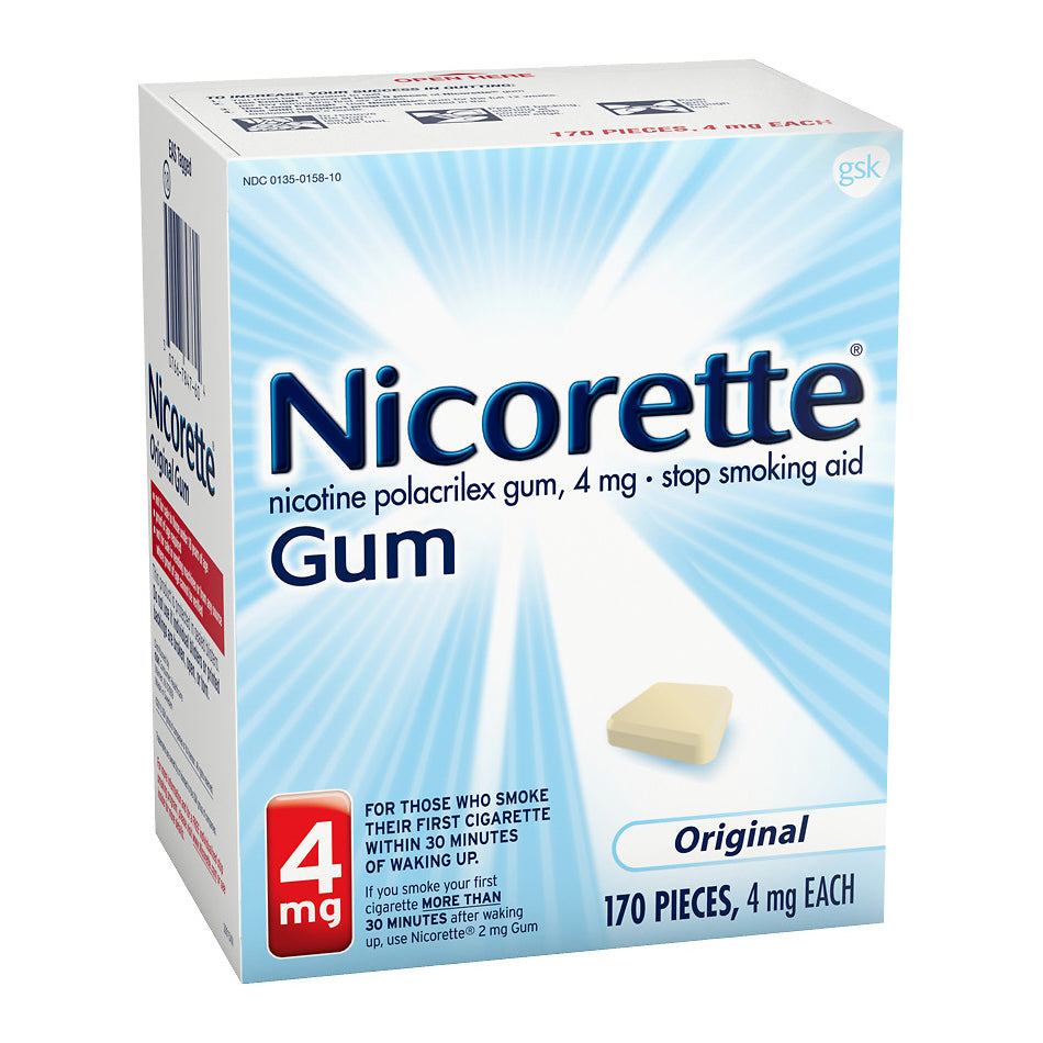 Nicorette Gum - 4mg - Original 170ct