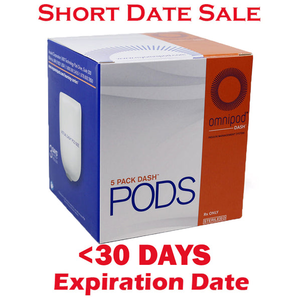 Omnipod Dash Pods 5 Pack - Short Dated