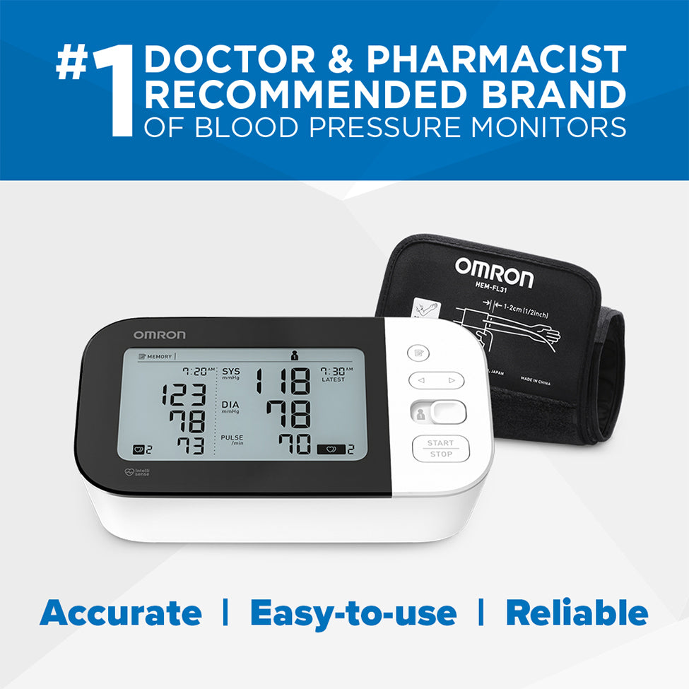  Omron Wireless Upper Arm Blood Pressure Monitor, 7 Series :  Health & Household