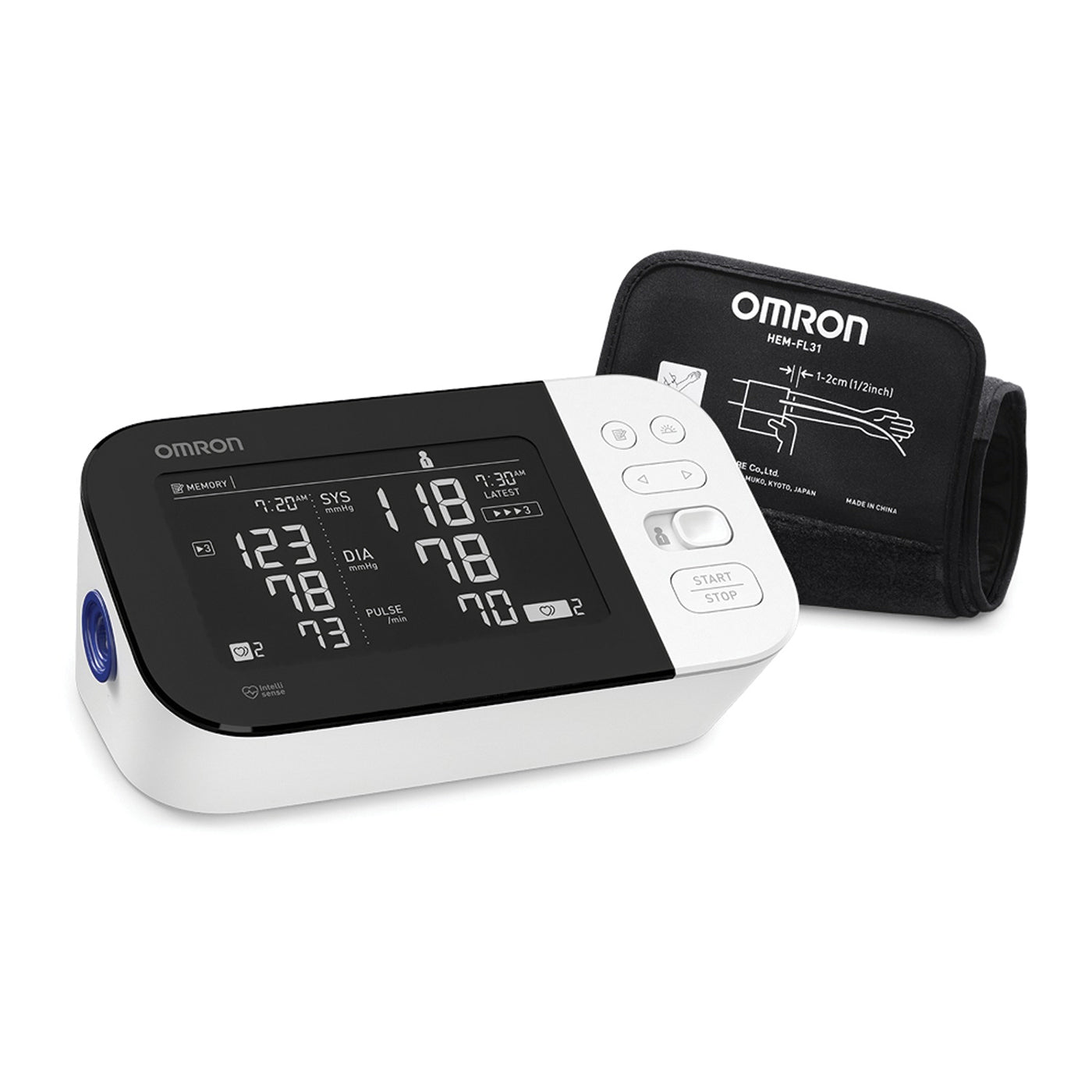 Care Touch Platinum Black - Automatic Digital Wrist Blood Pressure Mon