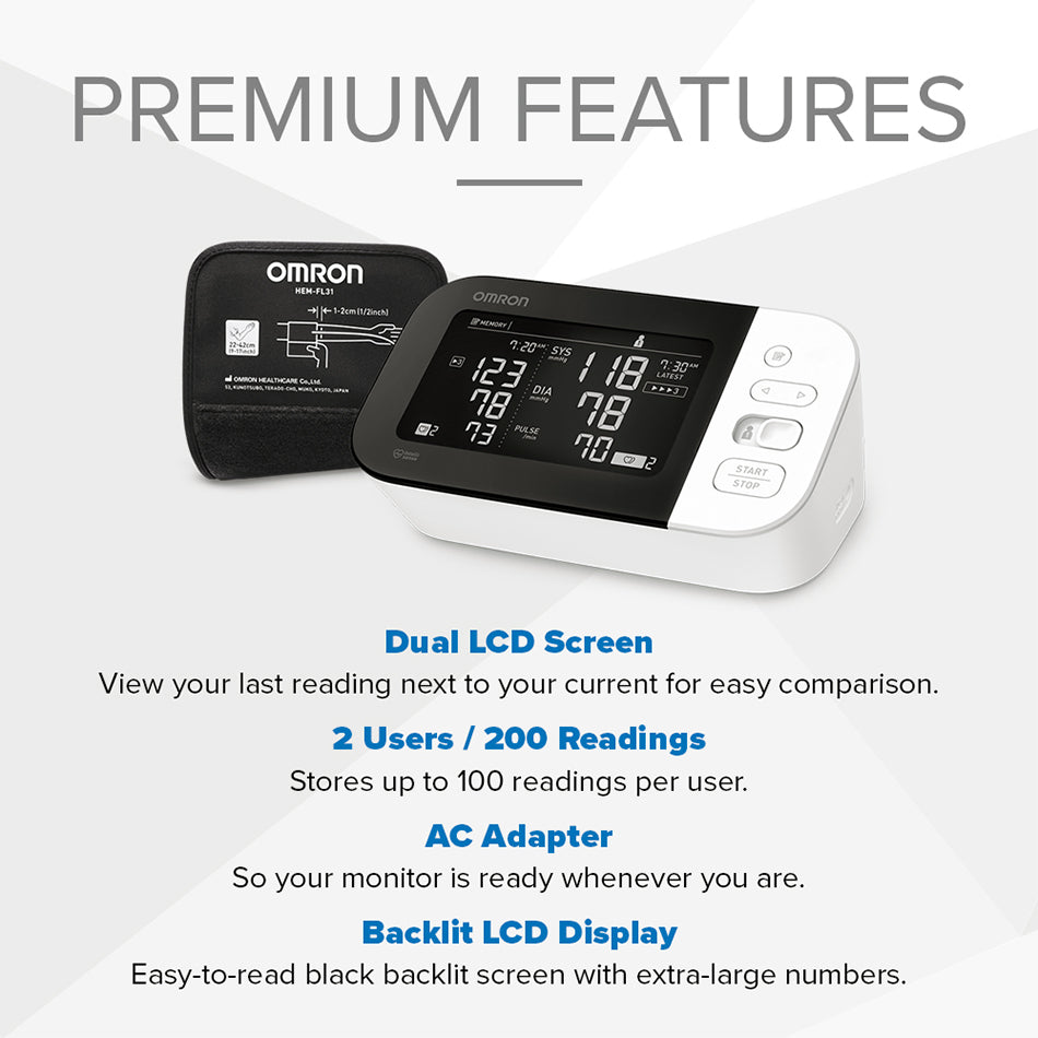 Omron Series 10 Smart Blood Pressure Monitor - health and beauty