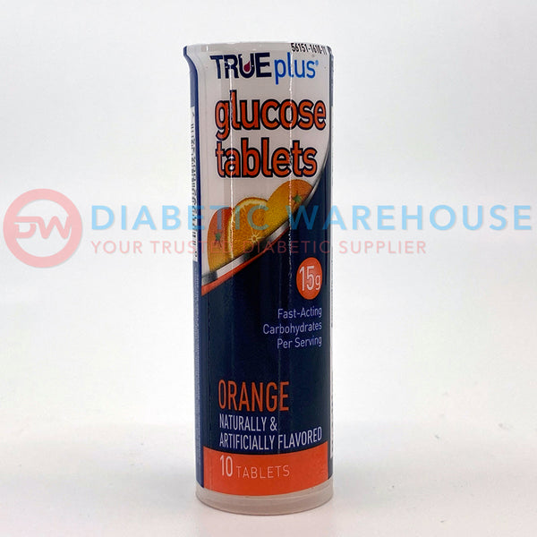 TRUEplus Glucose Tablets - Orange10 ct