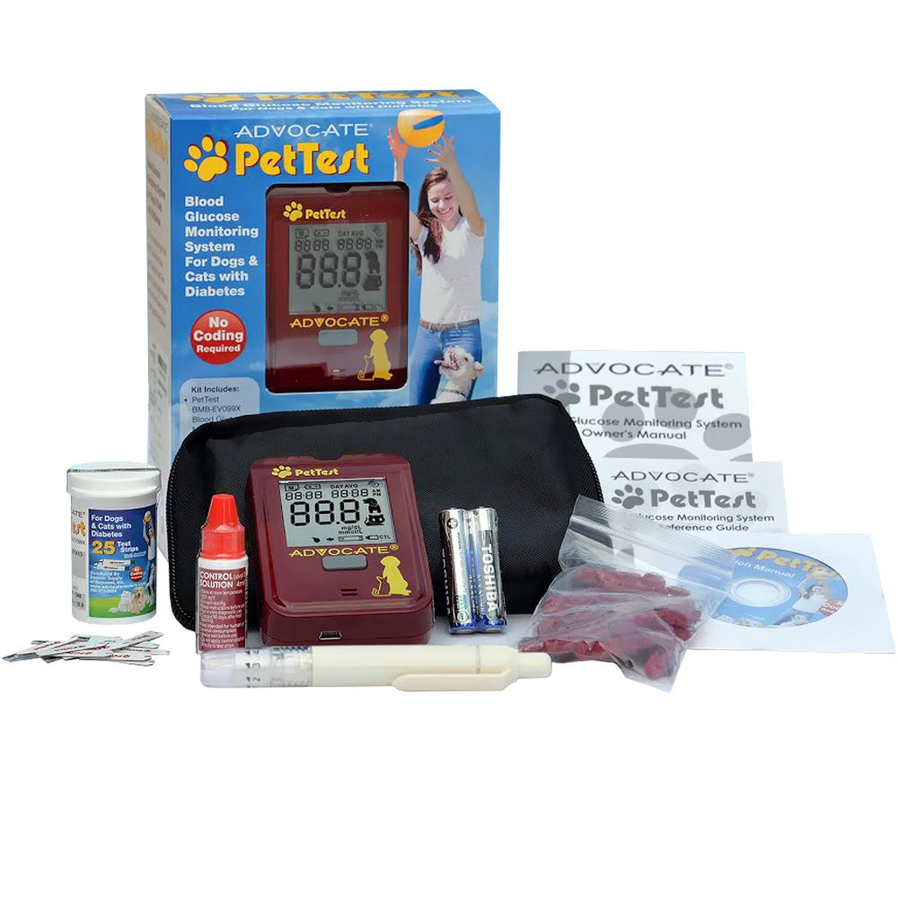 Advocate PetTest Glucose Meter Kit 