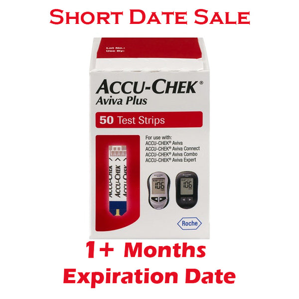 Accu-Chek Aviva Plus Test Strips 50ct - Short Dated - 1+ Month