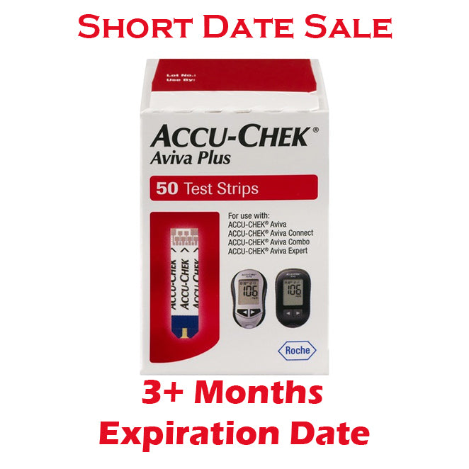 Accu-Chek Aviva Plus Test Strips 50ct - Short Dated