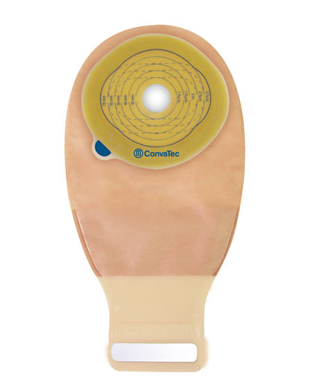 ConvaTec 416718 - Esteem®+ One-Piece Drainable Pouch with Modified Stomahesive Cut-to-Fit Skin Barrier, InvisiClose Tail Closure and Filter