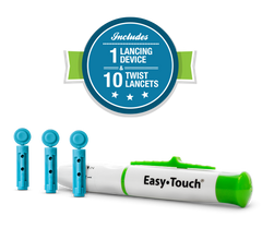 Easy Touch Lancing Device & Lancets