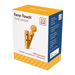 EasyTouch Universal Twist Lancets - 33G