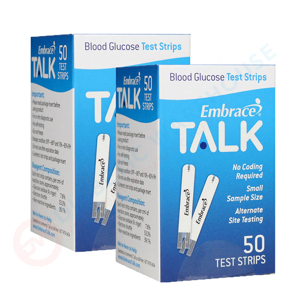 Embrace Talk Test Strips 100ct