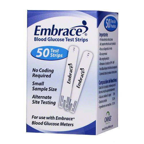 Embrace Talk Glucose Test Strips 50ct