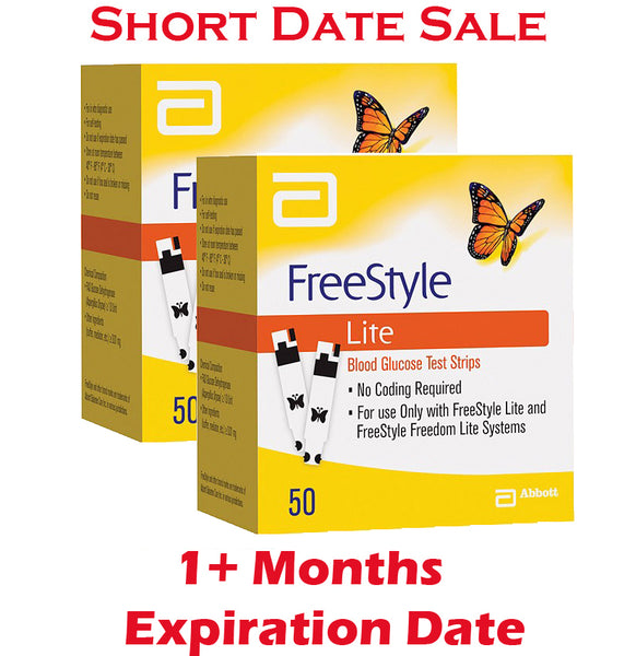 FreeStyle Lite Test Strips 100ct - Short Dated - 1 Month