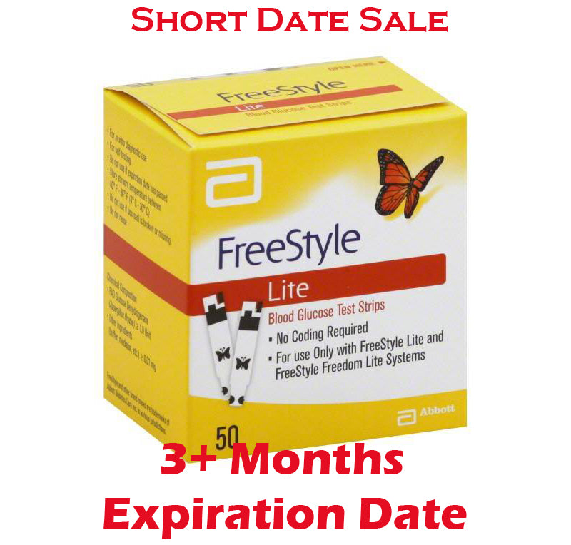 Freestyle Lite Test Strips 50ct - Short Dated
