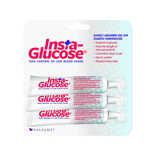Insta-Glucose Gel Tube- 3 Pack