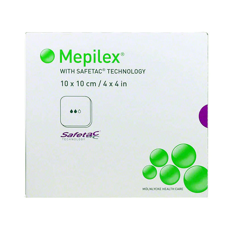 294199 Molnlycke 294199 - Mepilex Absorbent Foam Dressing 4 x 4 Inch - Box of