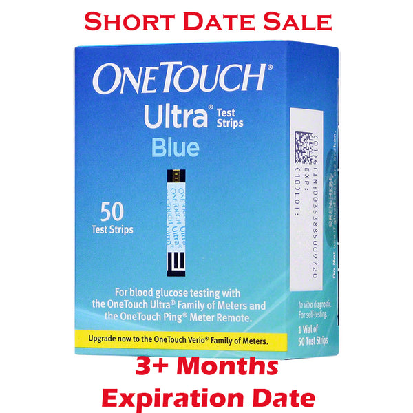 One Touch Ultra Test Strips 50ct - Short Dated