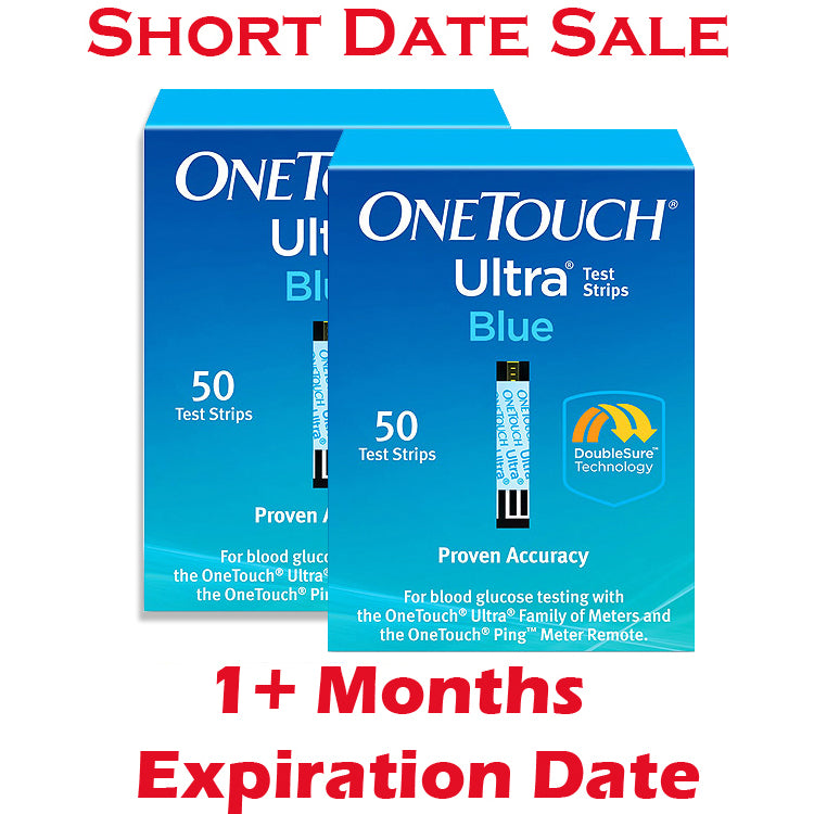 One Touch Ultra Test Strips 100ct - Short Dated - 1 Month