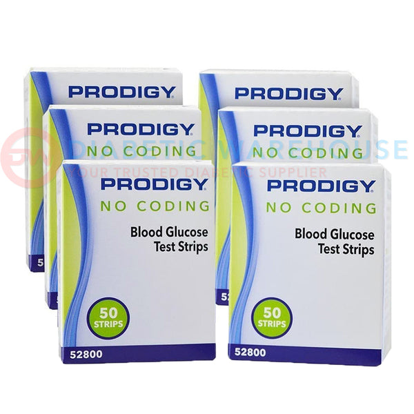 Prodigy No Coding Blood Glucose Test Strips 300ct
