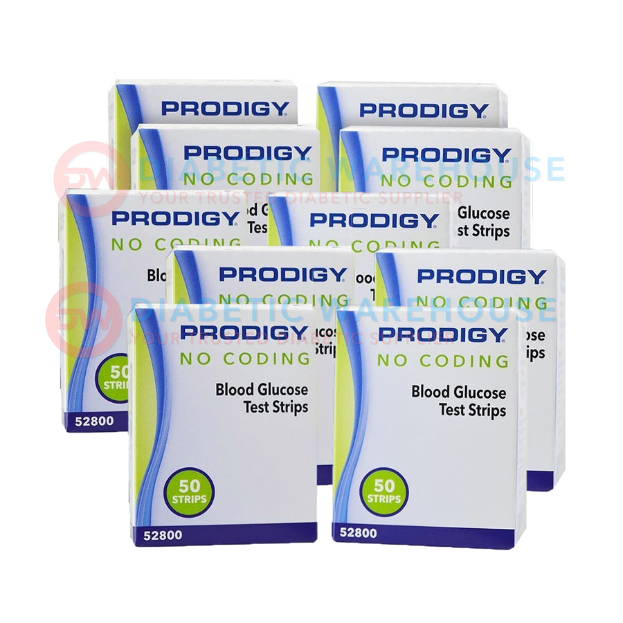 Prodigy No Coding Blood Glucose Test Strips 500ct