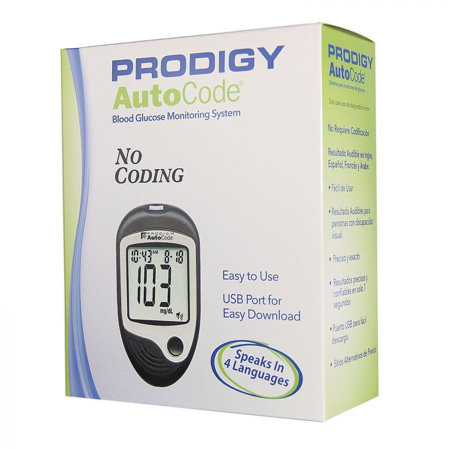 Prodigy Autocode Talking Glucose Meter Kit