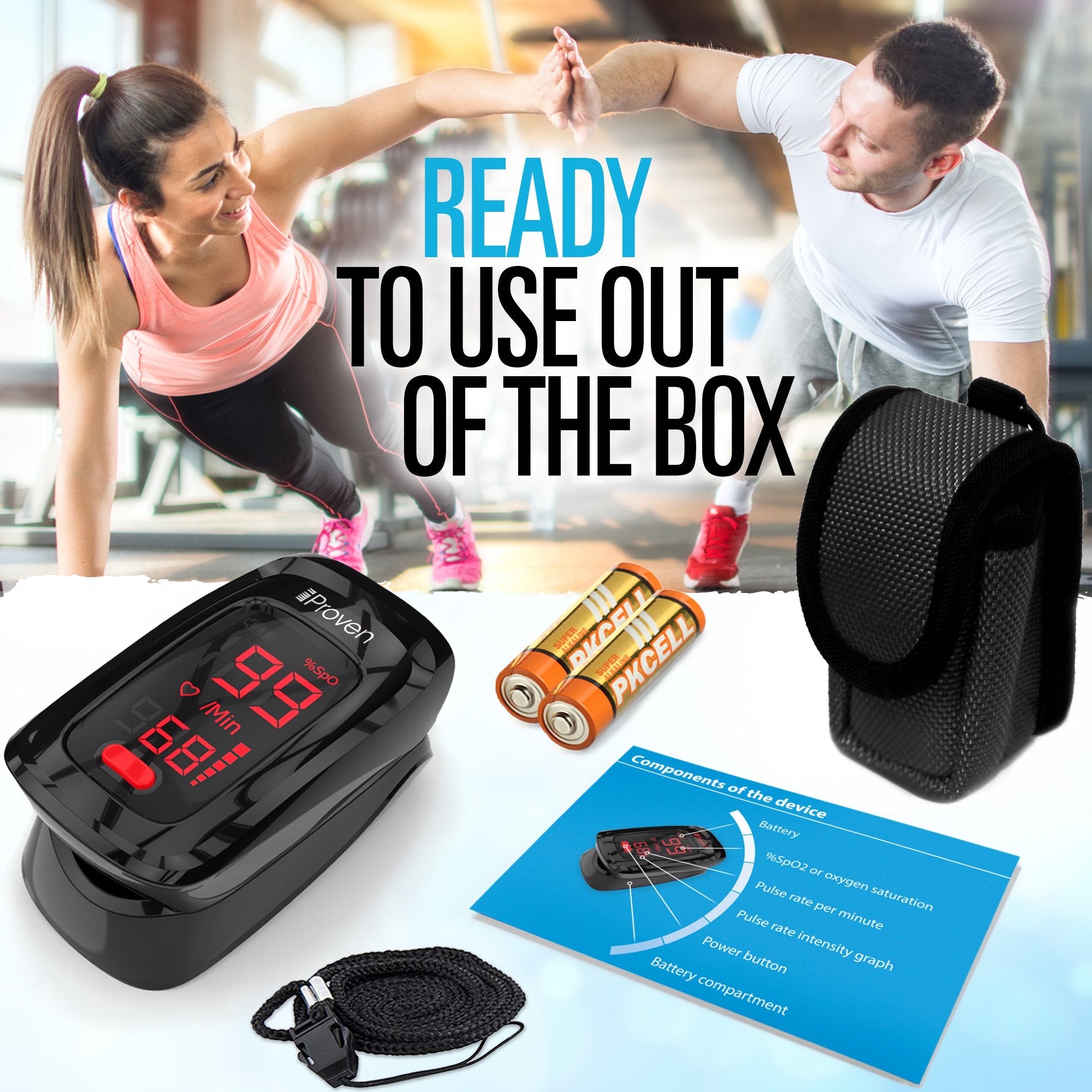 iProven Fingertip Pulse Oximeter