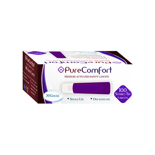 Pure Comfort Safety Lancets 30G - 100ct