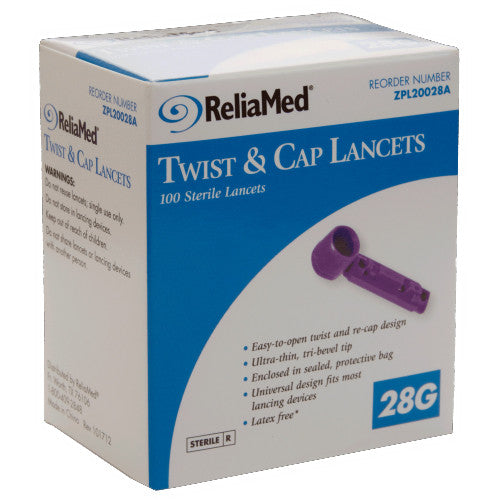 Relievamed Reliamed Seal Lancets 100ct