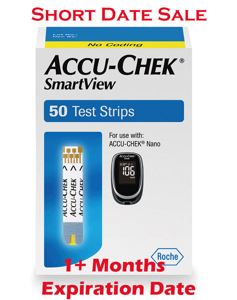 Accu-Chek SmartView Test Strips 50ct - Short Dated - 1+ Month