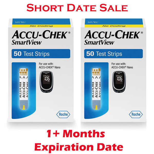 Accu-Chek SmartView Test Strips 100ct - Short Dated - 1 Month