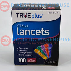 TRUEplus Lancets 33G