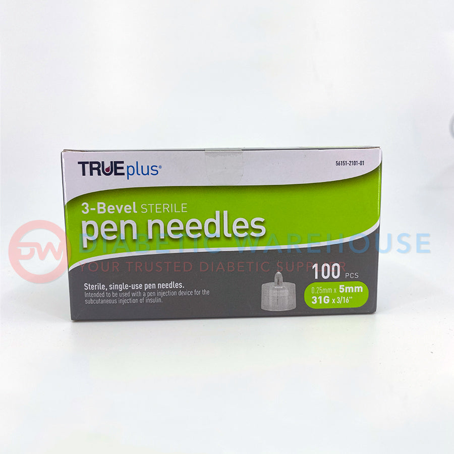 Insulin Pen Needle 100 Count (31G 5mm)